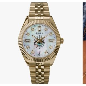 Timex X Jacquie Aiche LEGACY INTUITION WATCH MOTHER OF PEARL